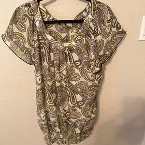 Paisley blouse from maurices